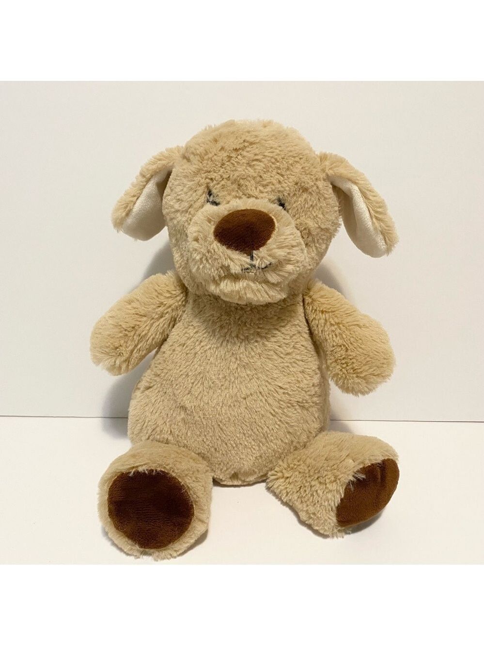 Jesse & LuLu Puppy Dog Plush 12" Stuffed Animal Baby Toy Soft Doll Lovey Brown